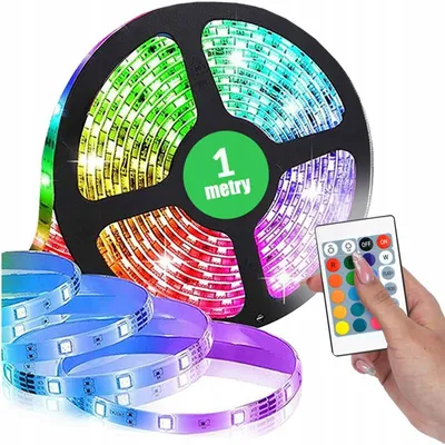 Produktbild von Decorya RGB LED-Streifen USB 1m Steuerung Innenraum Auto