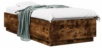 Immagine prodotto di vidaXL Struttura letto in rovere affumicato 80 x 200 cm materiale a base di legno