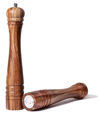 Obrázok produktu pre Sada mlieňov na korenie a soľ z akáciového dreva - 30 cm