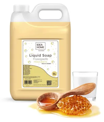 Zdjęcie produktu dla Mydło W Płynie Ih Fragante Milk&Honey 5L