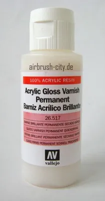Zdjęcie produktu dla Vallejo lakier bezbarwny błyszczący 60ml 100 958 ACRYLIC GLOSS VARNISH 26.517