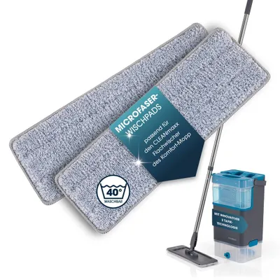 Immagine prodotto di Set di 2 panni di ricambio CLEANmaxx per il mop CLEANmaxx DuoTank.