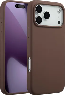 Zdjęcie produktu dla Accezz Liquid Silicone Backcover met MagSafe dla Apple iPhone 17 Pro Max - New Tea Brown