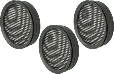 Produktbild von vhbw 3x Staubsaugerfilter kompatibel mit Philips SpeedPro FC6724, FC6723, FC6723/01, FC6722/01R1, FC6724/01 Staubsauger - Schaumstofffilter Grau