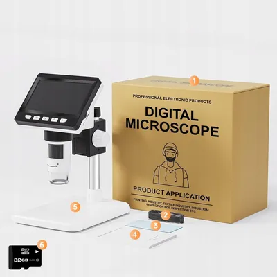 Image de MICROSCOPE DIGITAL 4,3"" PC MacOS WINDOWS 1000x USB