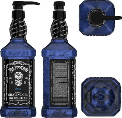 Zdjęcie produktu dla Żel do golenia Bandido Efekt nawilżenia 1000ml Niebieski