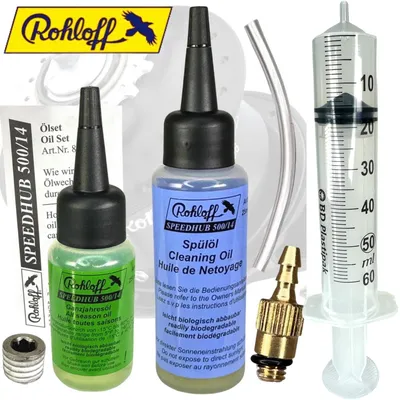 Produktbild von Rohloff Oil of Speedhub 500/14 Fahrrad Getriebenabe Service Kit + Ablassschraube