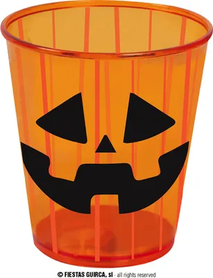 Produktbild von Guirca Halloween Kürbis Glas One Size