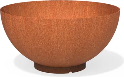 Produktbild von Adezz Bocca Pflanzschale rund aus Corten-Stahl Pflanzgefäß Blumentopf Pflanzkübel