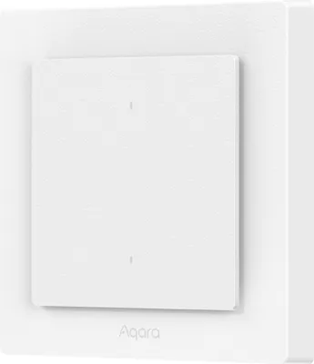 Produktbild von Aqara Light Switch H2 EU, Kabellos, Bluetooth / Wi-Fi, Weiß, 1 Kanäle, 2405 - 2480 MHz, Tasten