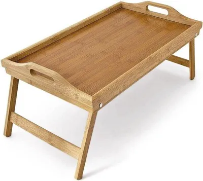 Productafbeelding van Inklapbaar Beddenblad en Ontbijttafel - 50 x 30 x 24 cm