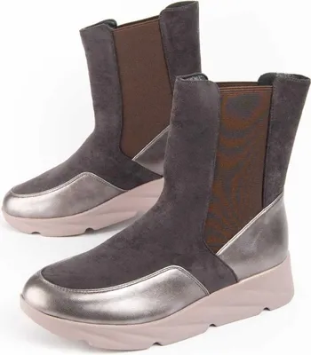 Produktbild von Montevita Keilstiefelette Calig2 Grau