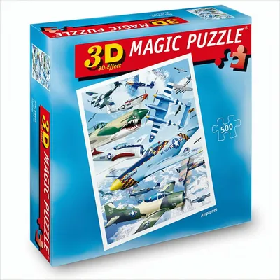 Produktbild von 3D MAGIC PUZZLE 500 Teile Airplanes