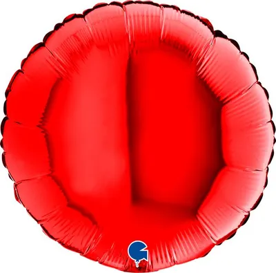 Produktbild von 18"/Ø46cm Folienballon Uni |  Rot