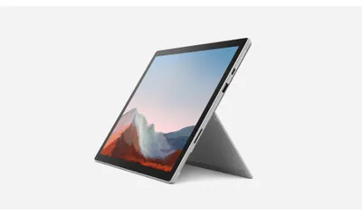 Produktbild von Microsoft Surface Pro 7+, 31,2 cm (12.3"), 2736 x 1824 Pixel, 256 GB, 16 GB, Windows 10 Pro, Platin