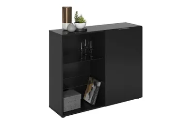 Obrázek produktu pro Komoda >DARK 3< v černé barvě - 99,1x81,3x31,5cm (ŠxVxH)