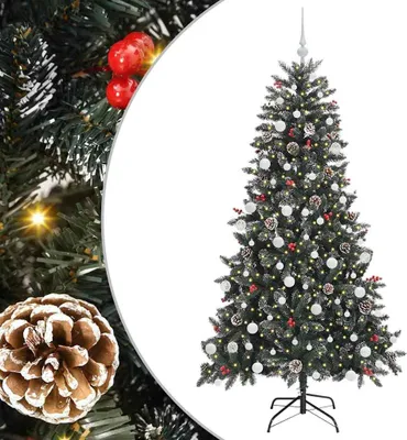 Obrázok produktu pre vidaXL Umelý vianočný stromček zelený 180 cm PVC, plast a oceľ