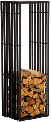 Produktbild von Kaminholzständer Irving 40x50x150 schwarz-matt