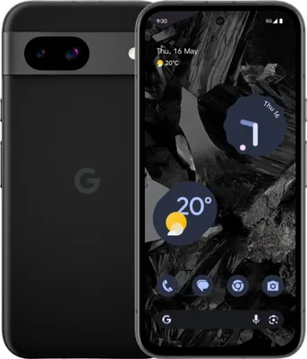 Produktbild von Google Pixel 8a, 15,5 cm (6.1"), 8 GB, 128 GB, 64 MP, Android 14, Schwarz