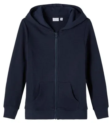 Produktbild von NAME IT Jungen NKMNESWEAT Card W Hood UNB NOOS Hoodie-Jacke, Dark Sapphire, 116