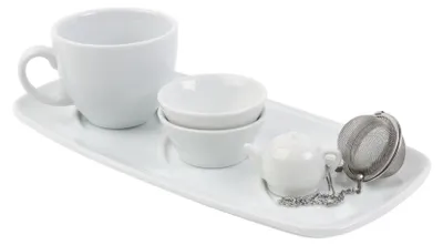 Produktbild von 5-tlg. Porzellan Tee-Melange 0,20 l "Palermo" Holst Porzellan/Germany