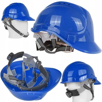 Produktbild von Verstellbarer Bauhelm - blau (50)
