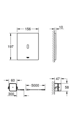 Produktbild von GROHE Tectron Bau E, Chrom, 1 Stück(e)