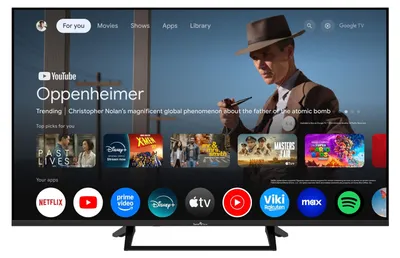 Produktbild von Smart-Tech 43QG06V, 109,2 cm (43"), 3840 x 2160 Pixel, QLED, Smart-TV, WLAN, Schwarz