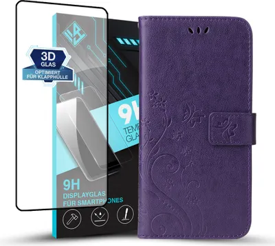 A product shot of a phone case and screen protector.