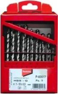 MAKITA HSS-Co Metallbohrer-Set 19-teilig mit 5% Kobalt