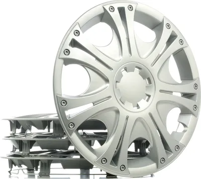 Produktbild von 15" Zoll Radkappen Silber Radzierblenden Radblenden ARUBA 15 LEOPLAST