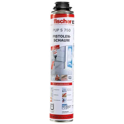 Image de fischer Mousse de pistolet 1K PUP S 750 B2 750 ml + 1 gant jetable