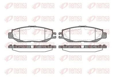 Produktbild von REMSA Bremsbeläge Satz Hinten Bremsklötze für LEXUS LS (UCF20) 0457.00