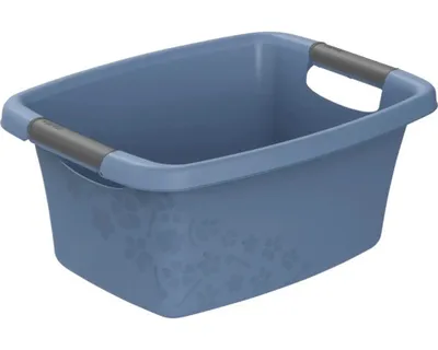 Produktbild von Rotho Wäschewanne Flowers 12 L horizon blue