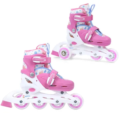 Produktbild von 2-in-1 Inline-Skates für Mädchen mit verstellbaren Größen