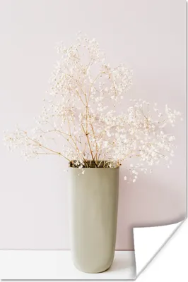 Produktbild von MuchoWow® Poster Pflanzen - Vase - Stilleben 40x60 cm - Plakate für die Wand - Poster Babyzimmer