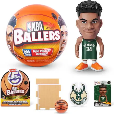 Image de Zuru | Capsule surprise NBA Ballers - figurine à collectionner - accessoires inclus - Licence officielle NBA
