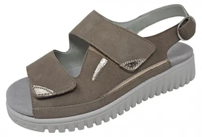 Produktbild von Semler Clara Weite H Damen Sandale in Beige, Größe 4.5