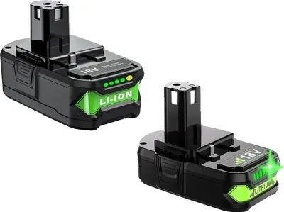 Image de Batterie lithium-ion 18 V, options 9,0 Ah et 6,0 Ah, e CE et RoHS, 1 3 Ah 1 6 Ah