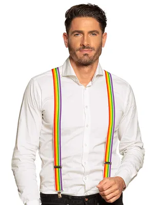 Zdjęcie produktu dla Szelki rainbow uni  75 cm wielokolorowe