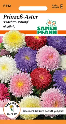 Produktbild von Aster Riesenprinzeß Mischung | Asternsamen von Samen Pfann