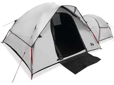Produktbild von vidaXL Campingzelt 5 Personen Weiß Verdunkelungsstoff Wasserdicht