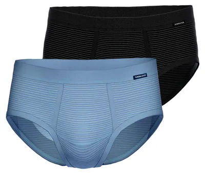 Produktbild von 2er Pack AMMANN Herren Slip Brief Classic