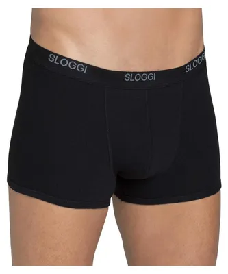 Produktbild von Sloggi Herren Unterhose, Basic Short, 2-Pack, Schwarz