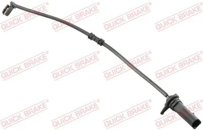 Produktbild von QUICK BRAKE WS 0375 A Warnung Kontakt, Futterverschleiß x