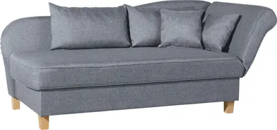 Produktbild von Max Winzer Recamiere mit Armteil rechts klappbar Selma - Flachgewebe denim - Maße: 190 / 210 x 88 x 82 cm