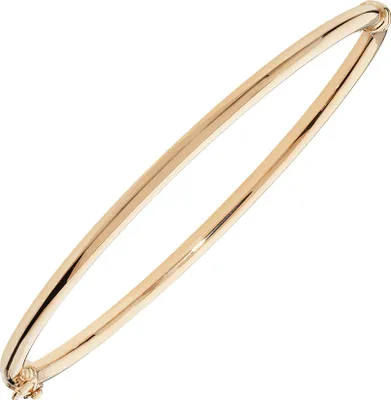 Produktbild von Klassischer 9 Karat (375) Gold Damen - Klappbar Armreif - 3mm; TRS142689KY