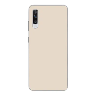 Produktbild von MuchoWow® Handyhülle Schutzhülle Hülle für Samsung Galaxy A70 Hell - Beige - Farbe - Unifarben Silikon Softcase Handy Hülle - Schutzhaube