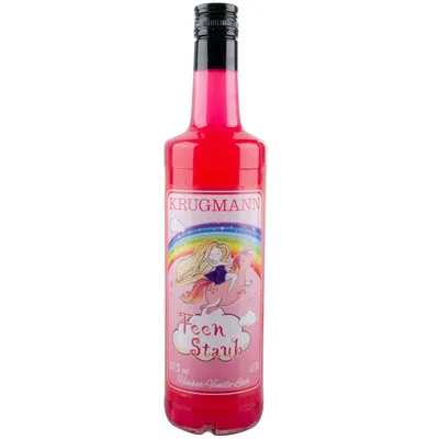 Produktbild von Krugmann Fairy Dust Malinový vanilkový likér s trblietkami 700ml