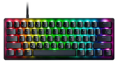 Produktbild von Razer Huntsman V3 Pro Mini, Kabelgebunden, USB, Optischer Schlüsselschalter, QWERTY, RGB-LED, Schwarz